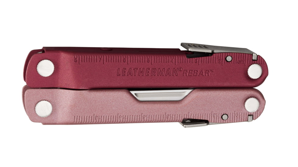 Leatherman Rebar 2.9in Multi-Tool, 420HC Stainless Steel, Heathered Cranberry, Cranberry, 833316