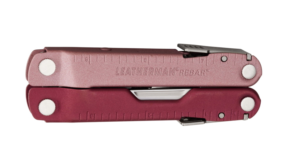 Leatherman Rebar 2.9in Multi-Tool, 420HC Stainless Steel, Heathered Cranberry, Cranberry, 833316