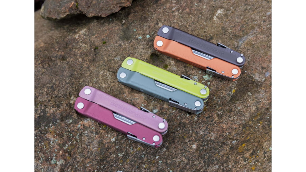 Leatherman Rebar 2.9in Multi-Tool, 420HC Stainless Steel, Heathered Cranberry, Cranberry, 833316