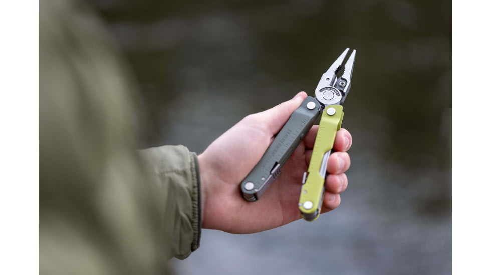 Leatherman Rebar 2.9in Multi-Tool, 420HC Stainless Steel, Mossy Slate, Moss, 833314