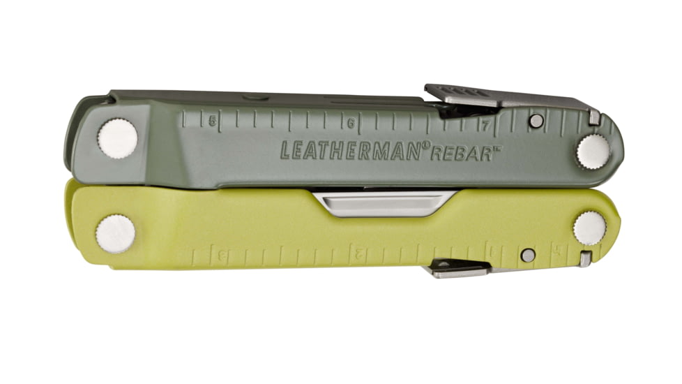 Leatherman Rebar 2.9in Multi-Tool, 420HC Stainless Steel, Mossy Slate, Moss, 833314