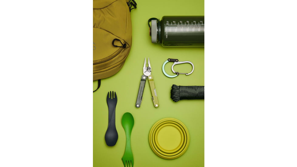 Leatherman Rebar 2.9in Multi-Tool, 420HC Stainless Steel, Mossy Slate, Moss, 833314