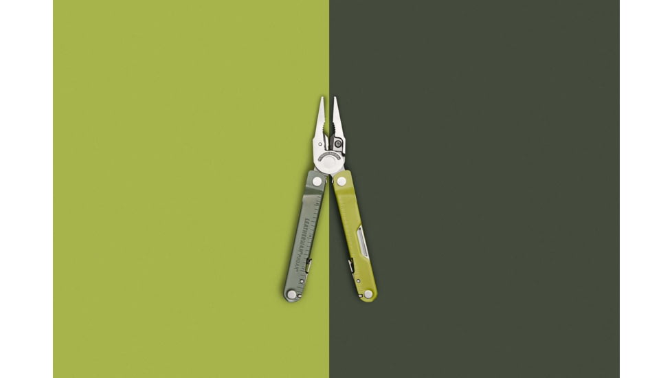 Leatherman Rebar 2.9in Multi-Tool, 420HC Stainless Steel, Mossy Slate, Moss, 833314