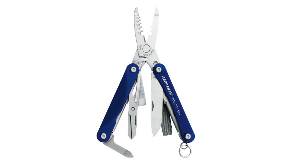 Leatherman Squirt ES4 Blue Handle Keychain Tool