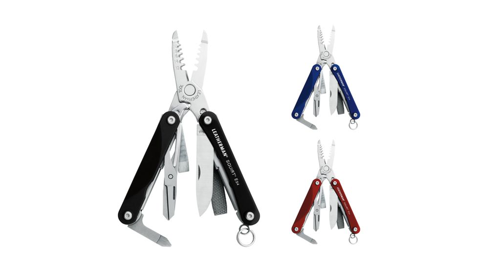 Leatherman Squirt ES4 Aluminum Handle Keychain Tool