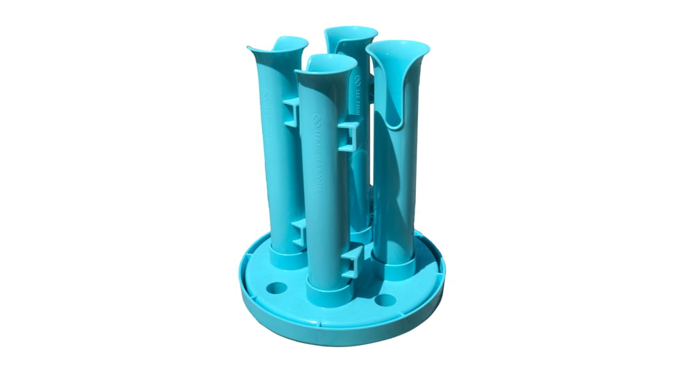 Lee Fisher International 4 Rod holder With 10in Stand/ Fits in 3.5-5 Gal. Buckets/cable ties, TT-RODCADDY