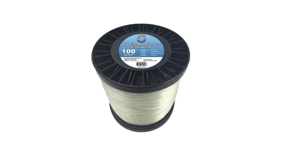 Lee Fisher International Joy Fish 5 Lb Spool Monofilament Fishing Line-100Lb Clear 5001245