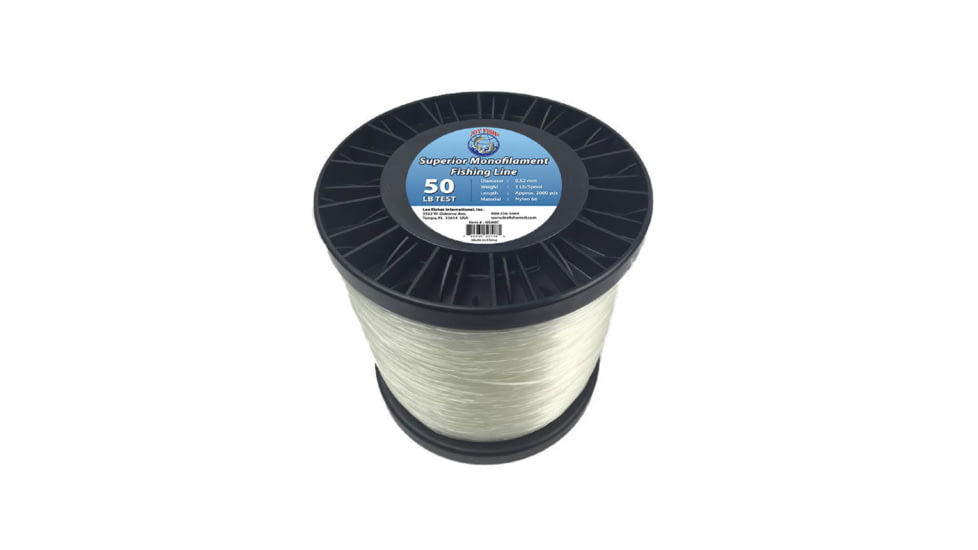Lee Fisher International Joy Fish 5 Lb Spool Monofilament Fishing Line-50Lb Clear 5001238