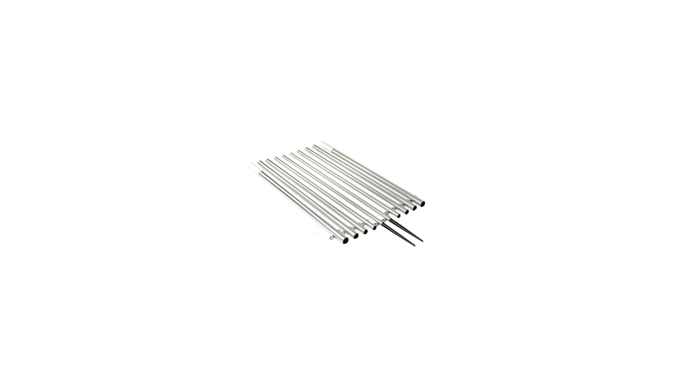 Lee's Tackle Extra Strong Bright Silver Standard Poles Sidewinder 16', AP3916XS
