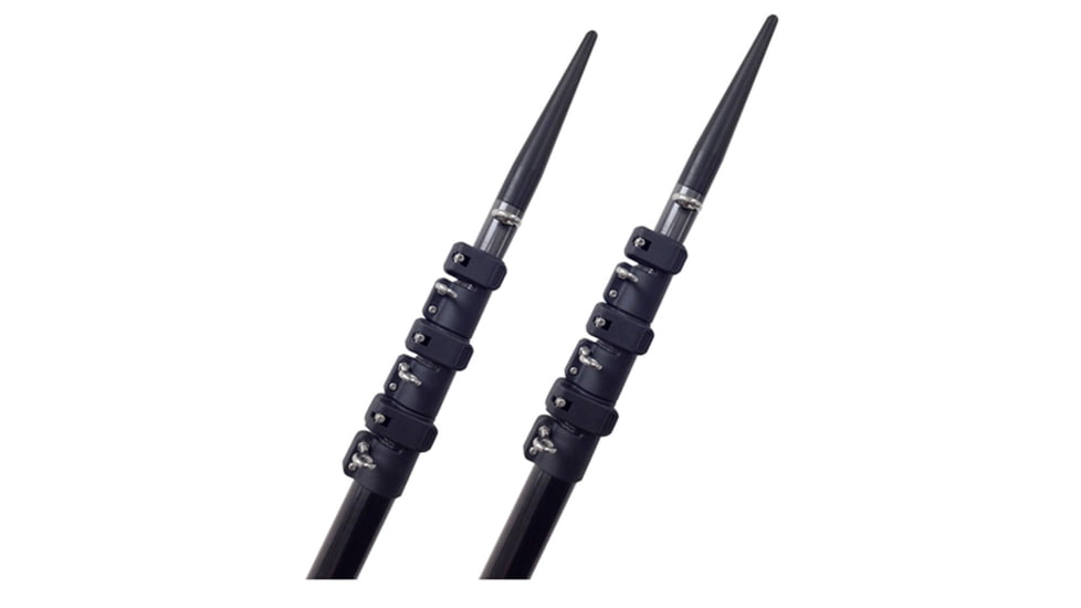 Lees Tackle 16 Telescoping Carbon Fiber Outrigger Poles Sleeved f/TACO Base, CT3916-9002