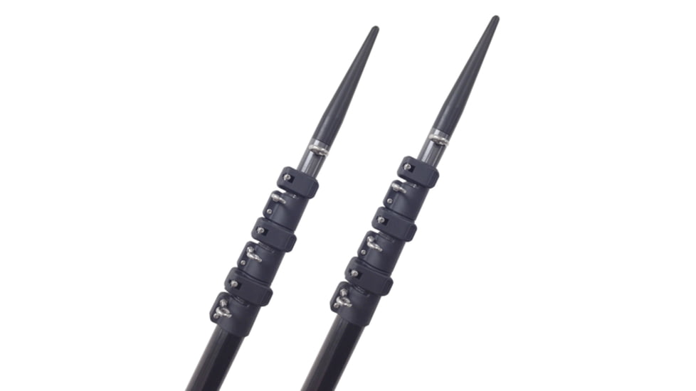 Lees Tackle Extra Strong 20 Telescoping Carbon Fiber Outrigger Poles f/Sidewinder Mount, CT3920XS