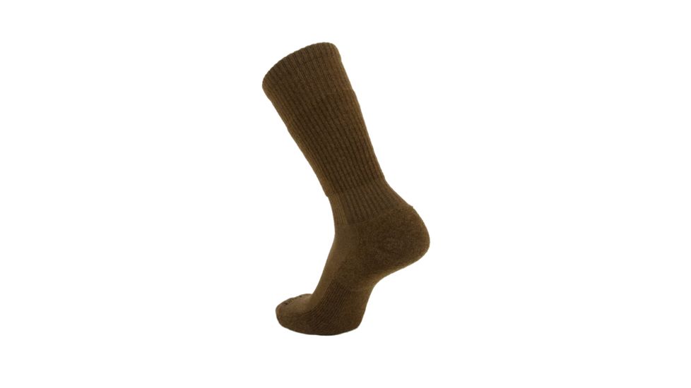 Legend Compression Wear LEGEND Compression Merino Wool Tactical Boot Socks, Coyote Brown, Small, NSN N, LTH1CB