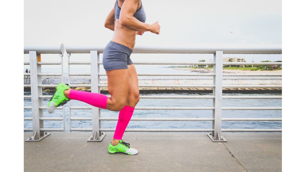 Legend Compression Wear LEGEND Compression Leg Sleeves, Pink, Large/Extra Large, NSN N, LCS3PK