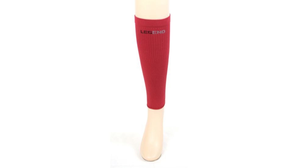 Legend Compression Wear LEGEND Compression Leg Sleeves, Red, Large/Extra Large, NSN N, LCS3RD