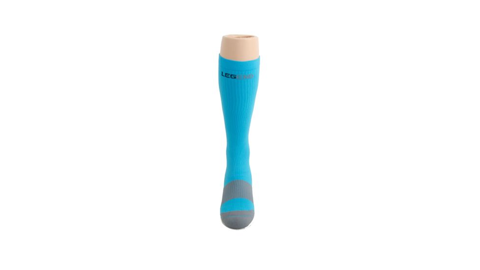 Legend Compression Wear LEGEND Compression Performance Socks, Aqua, Extra Large, NSN N, LPS4AQ