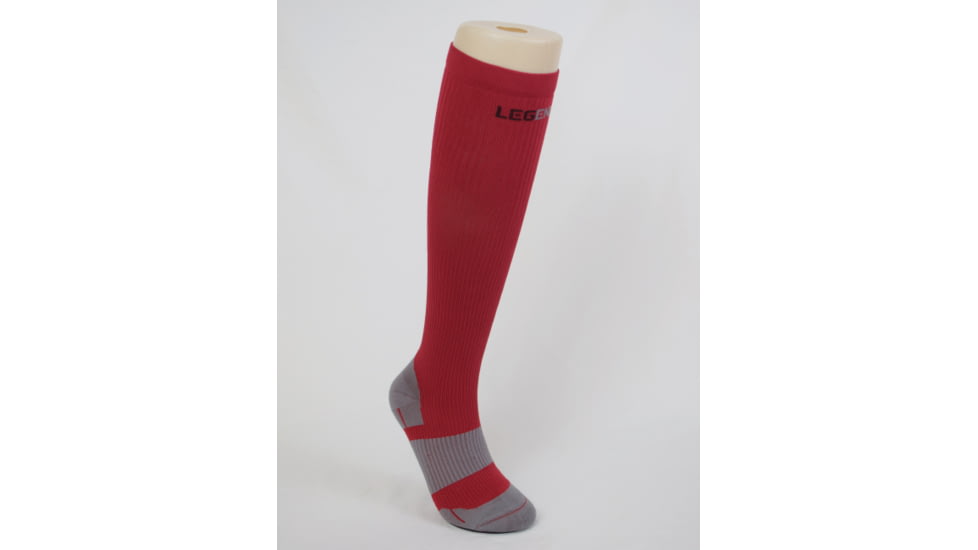 Legend Compression Wear LEGEND Compression Performance Socks, Red, Extra Large, NSN N, LPS4RD