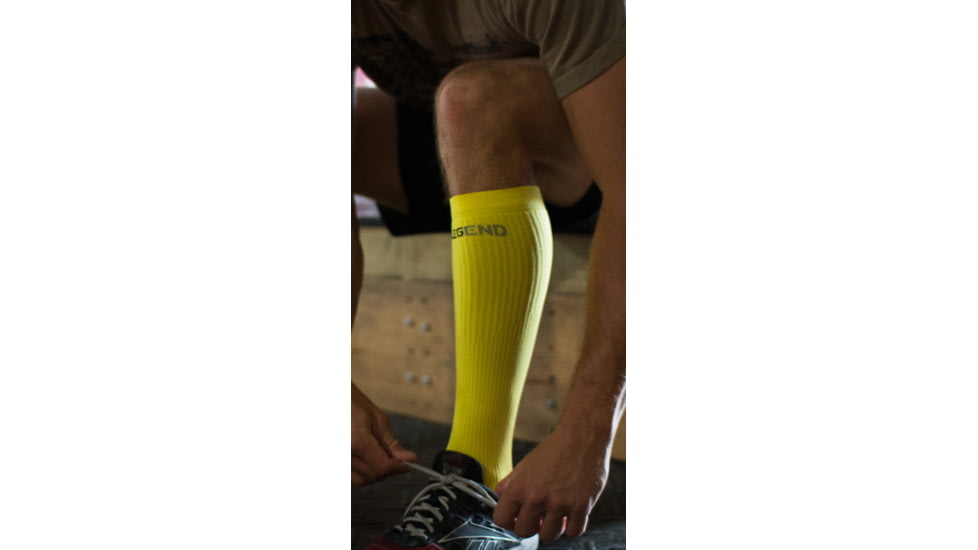 Legend Compression Wear LEGEND Compression Performance Socks, Yellow, Small, NSN N, LPS1YW