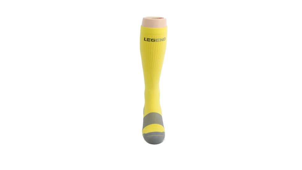Legend Compression Wear LEGEND Compression Performance Socks, Yellow, Small, NSN N, LPS1YW