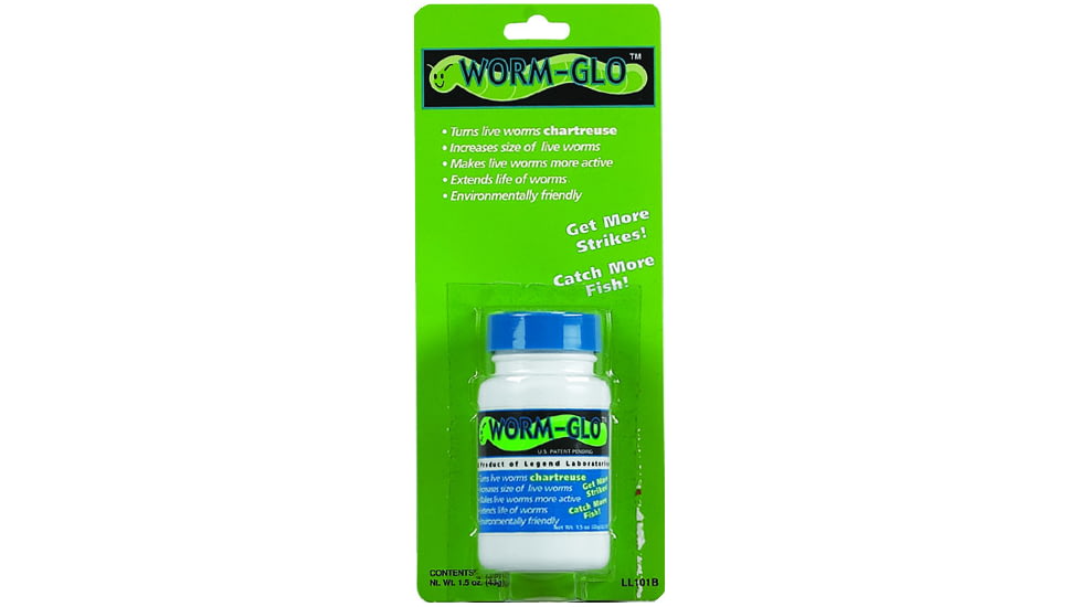 Legend Lures Worm Glo 1.5oz Plastic Bottle, LL101B
