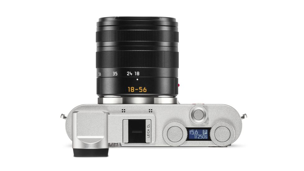 Leica CL Vario 24 MP Camera Kit w/Vario-Elmar-TL 18-56mm Lens, Silver, 19315