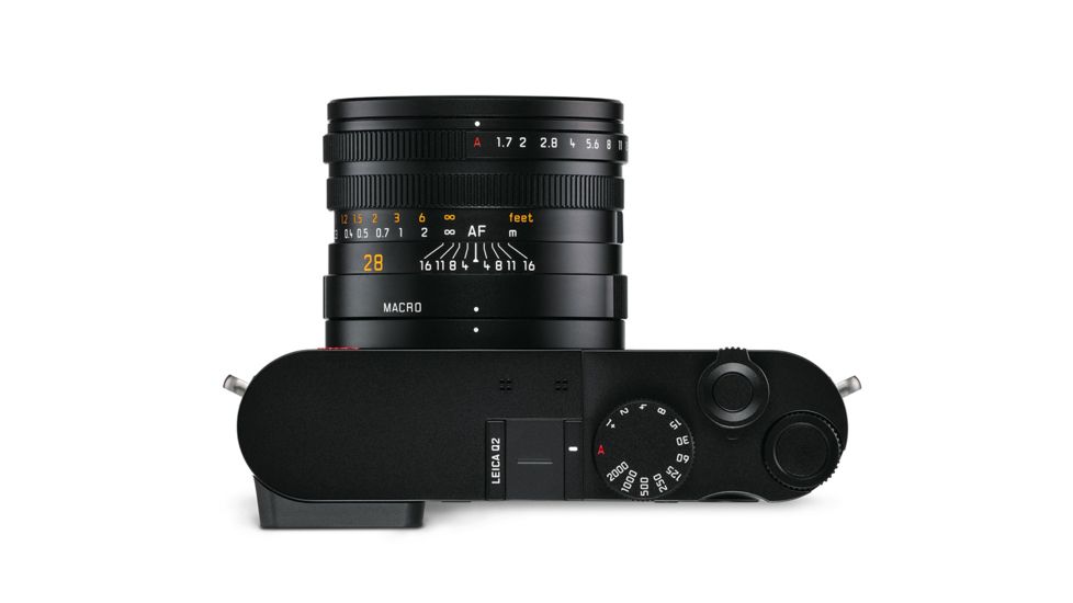 Leica Q2 Digital Camera, Anodized, Black, 19050