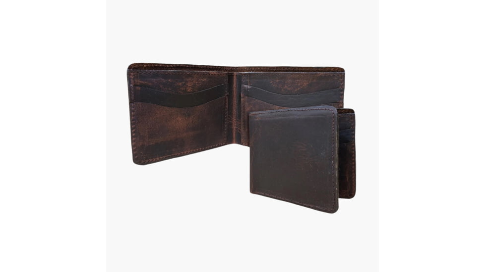 Lejon Langston Leather Wallet, Brown, W-110MOC
