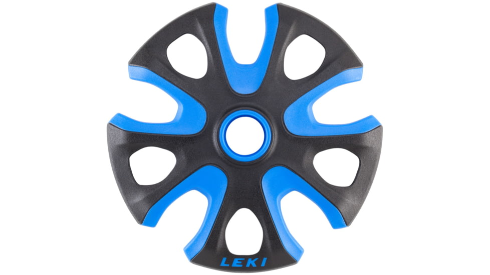 Leki Big Mountain Ski Basket-Black/Blue