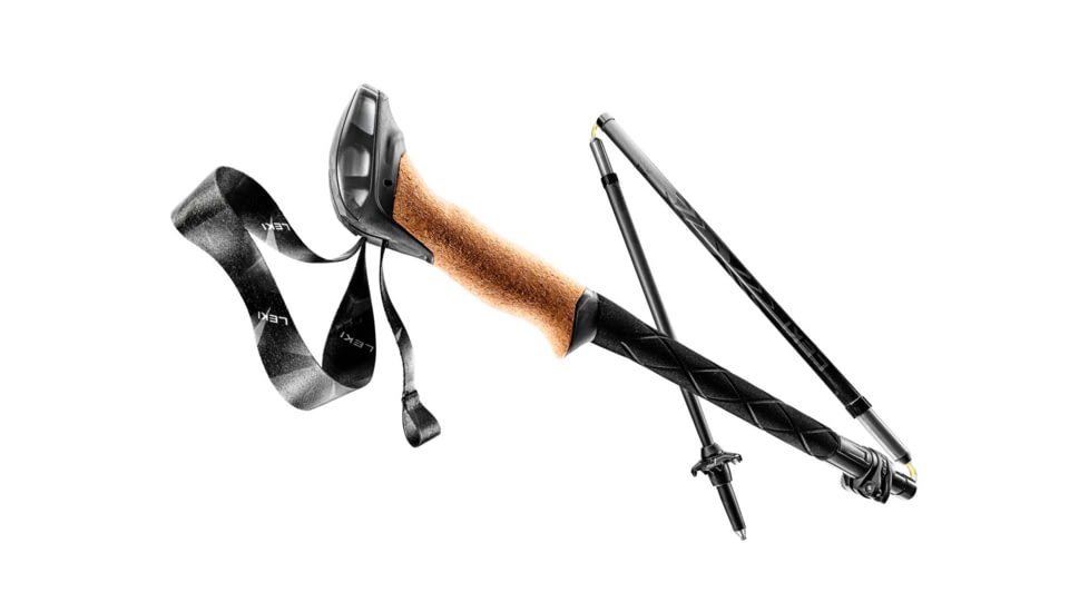 Leki Black Series FX Carbon Trekking Poles, 110 - 130 cm, 65229001