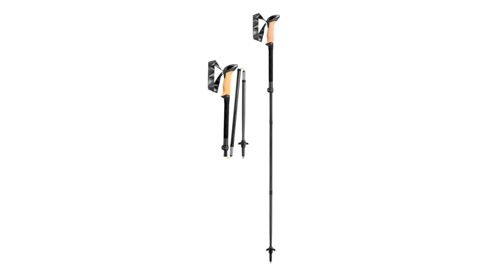 Leki Black Series FX Carbon Trekking Poles, 110 - 130 cm, 65229001