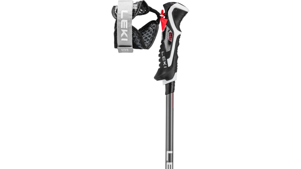 Leki Carbon 14 3D Trekking Poles, 125cm, Black/Red, 65367901125