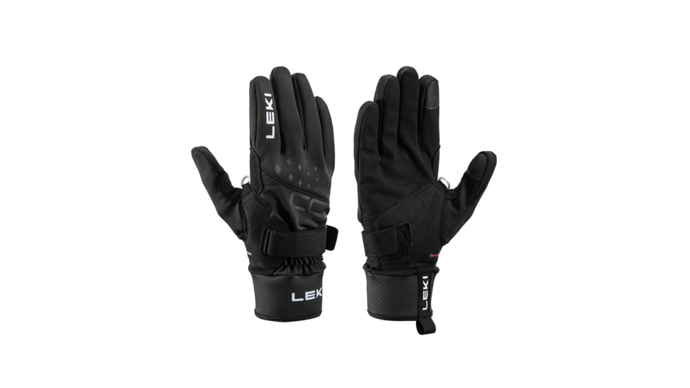 Leki CC Shark Gloves - Men's, Black, Extra Large, 652907301100