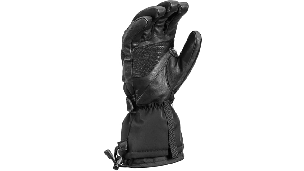 Leki Detect S Gloves, Black, 7, 653841301070