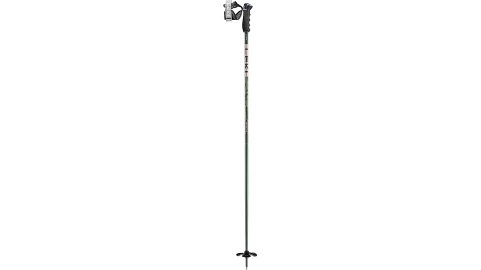 Leki Detect S Trekking Poles, Green/Copper, 120 cm, 65368113120