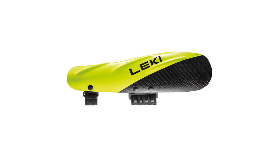 Leki Forearm Guard Carbon, Carbon Structure/Neon Yellow, Small, 365040112