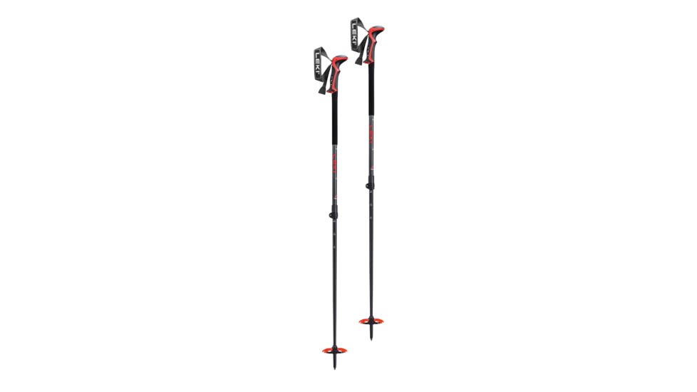 Leki Haute Route 2 Ski Poles, 110 - 150cm, Dark Red/Black, 65227401