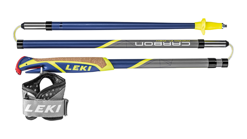 Leki Micro Flash Carbon Trekking Poles, 125cm, 65125821125