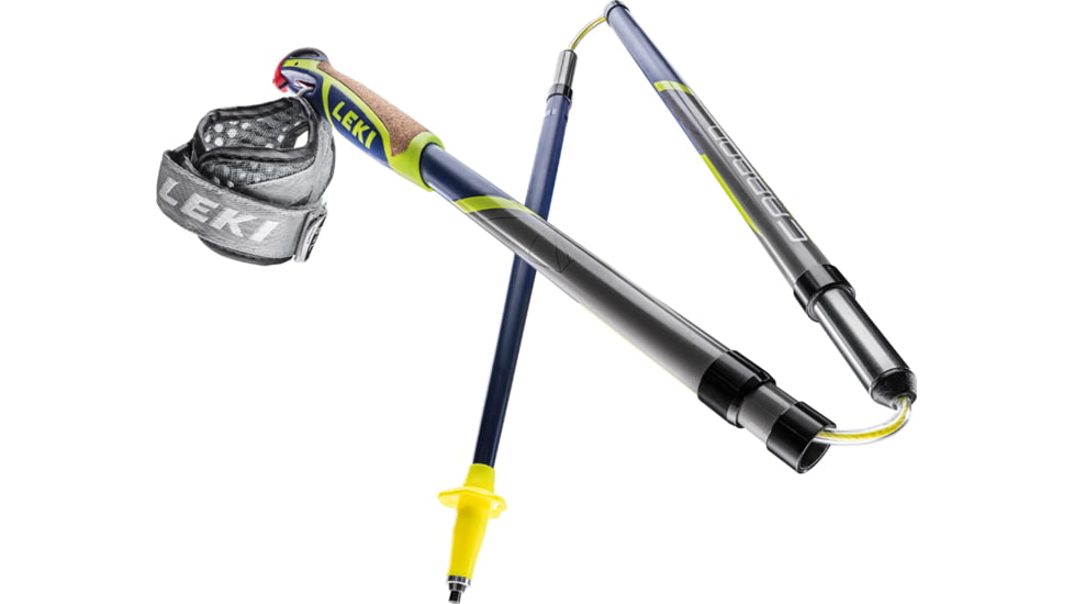 Leki Micro Flash Carbon Trekking Poles, 125cm, 65125821125