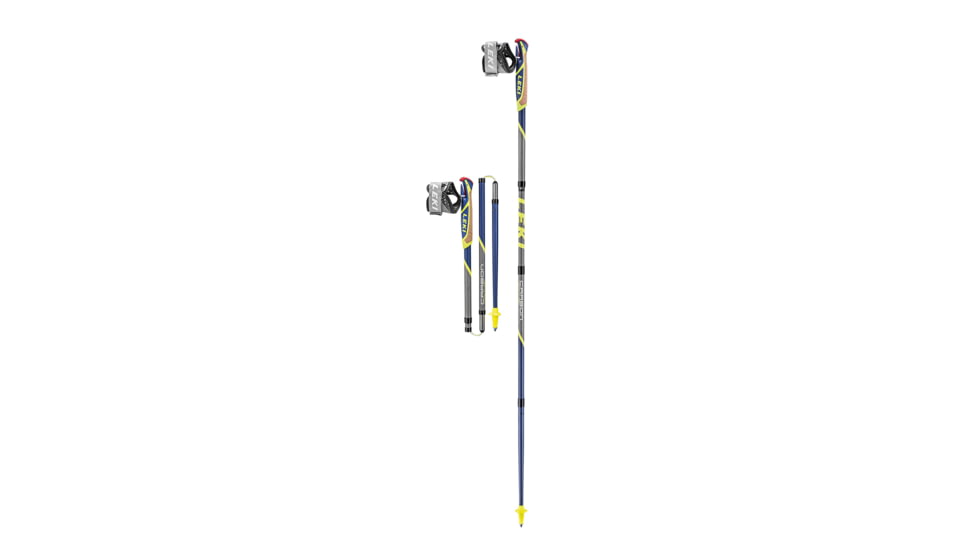 Leki Micro Flash Carbon Trekking Poles, 125cm, 65125821125