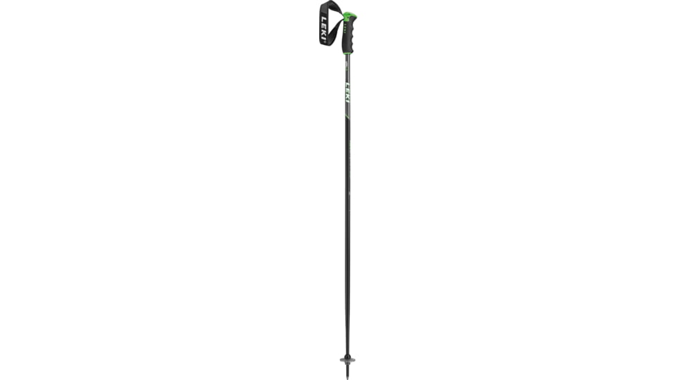 Leki Neolite Airfoil Ski Poles, Black/Green, 115, 64948242-115