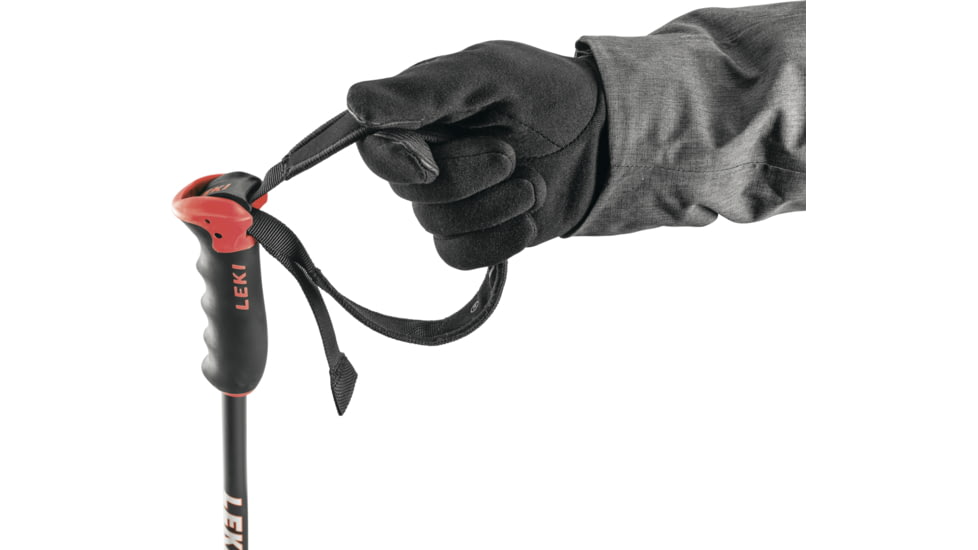 Leki Neolite Airfoil Ski Poles, Black/Red, 110, 65248241-110