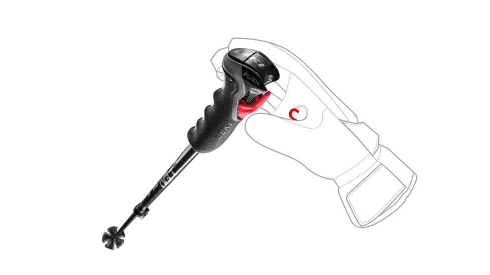 Leki Peak Vario 3D Cross Country Poles, No Color, 65067611