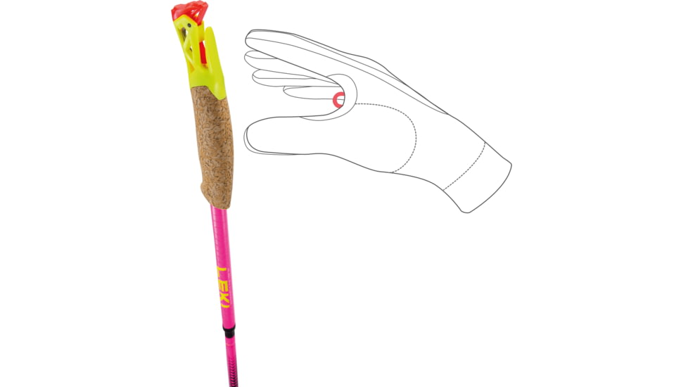 Leki Ultratrail FX.One Superlite Trekking Poles, 115cm, Pink, 65225842115