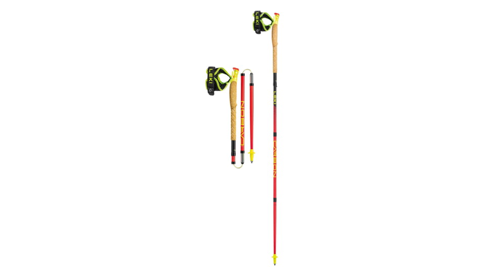 Leki Ultratrail FX.One Past Seasons Trekking Poles, Pink/Black, 120cm, 65225852120