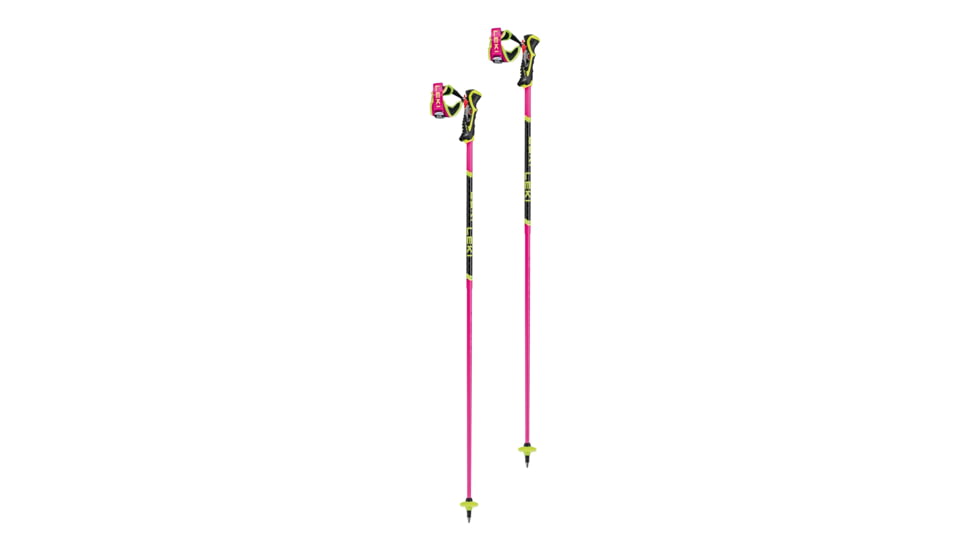 Leki Venom SL 3D Cross Country Poles, Red/Black/Yellow, 135cm, 652676921135
