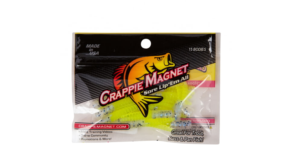 Leland Crappie Mag 15pc Body Shonuff/Chartreuse, 18077