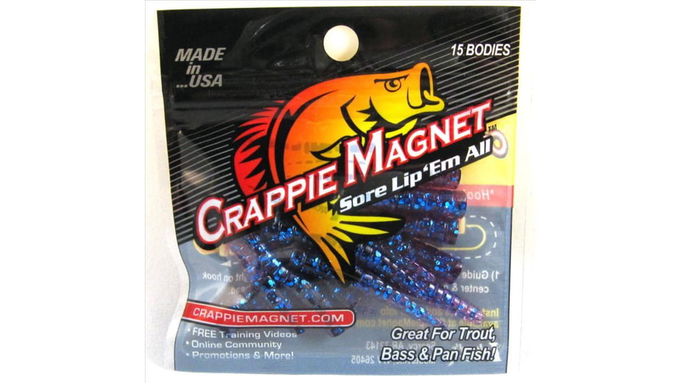 Leland Crappie Magnet 15 Pc. Body Pack, Midnight Blue, 15/Pack, 87231