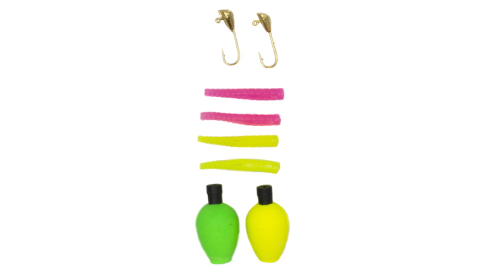 Leland Trout Magnet Combo Pack, 2 Hooks, 4 Grubs, 2 Floats, 1/64oz, 33001