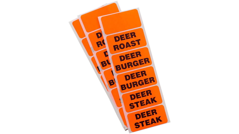 LEM Products 144 Labels Freezer Label Set, Orange, 125B