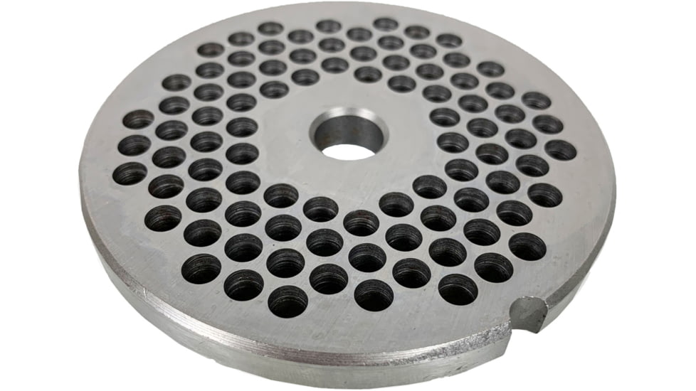 LEM Products #32 Grinder Plate - 1/4in Hole Size, Salvinox SS, 481SS-SAL