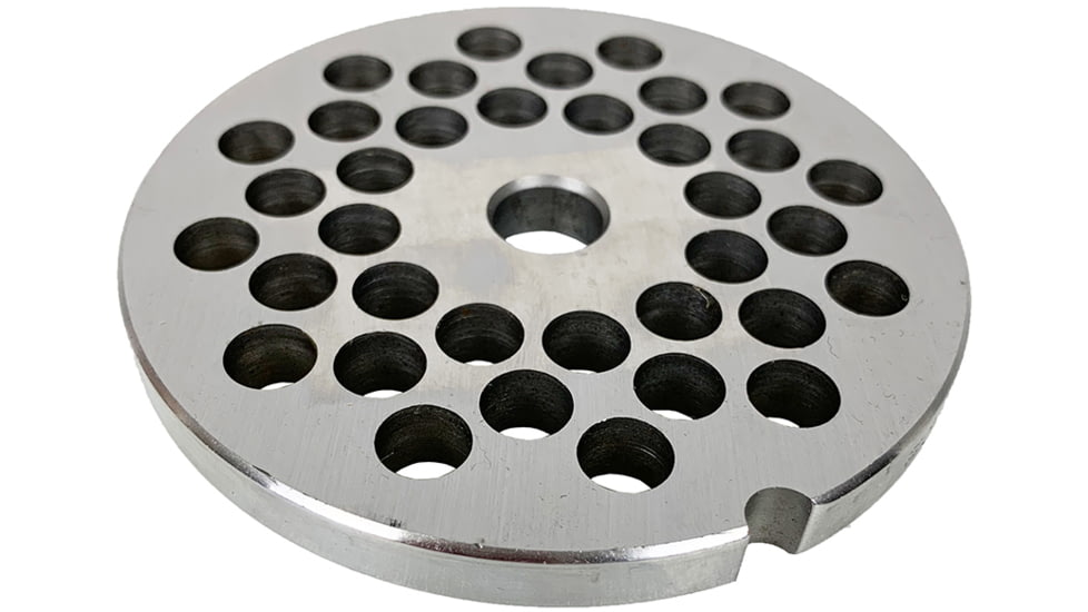 LEM Products #32 Grinder Plate - 3/8in Hole Size, Stainless, 053SS